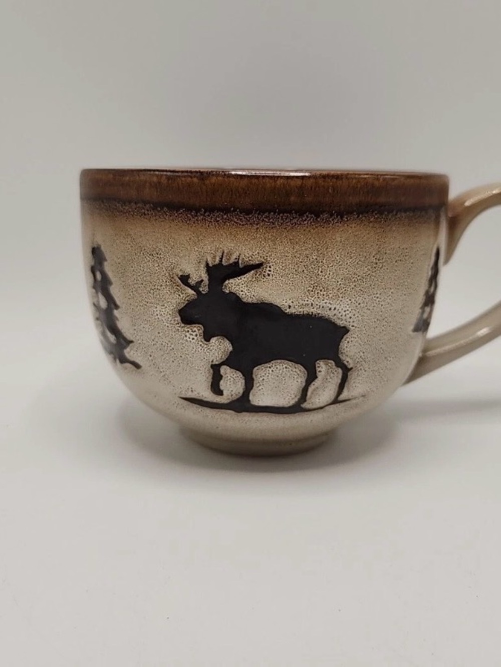Home studio "Woodland"3 1/2 Inch Soup Mug Set Of 2